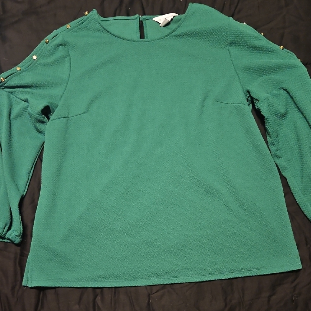 Elegant Green Women's Top